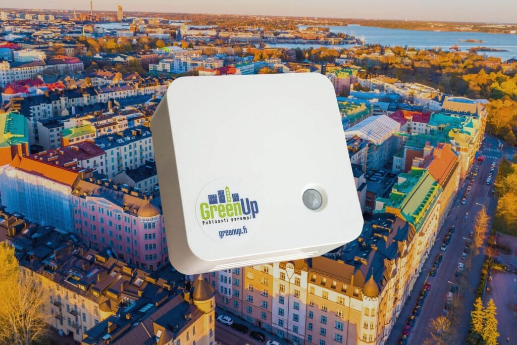Hämeenlinnan kaupunkikuva ja GreenUp-anturi